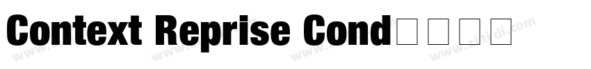 Context Reprise Cond字体转换